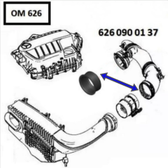 W205 hava akışmetre ara boru 6260900137