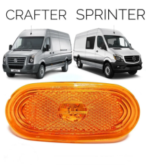 Mercedes Sprinter Crafter 2007-2016 Yan Etek Lamba Sarı Ledli A0038202956