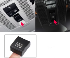 Mercedes CLA W117, A W176 Sunroof Düğme Kapağı (Siyah)